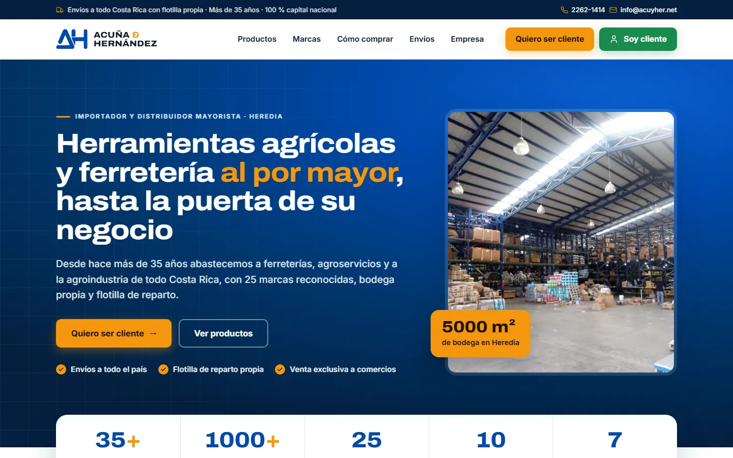 Portada del sitio de Acuña y Hernández